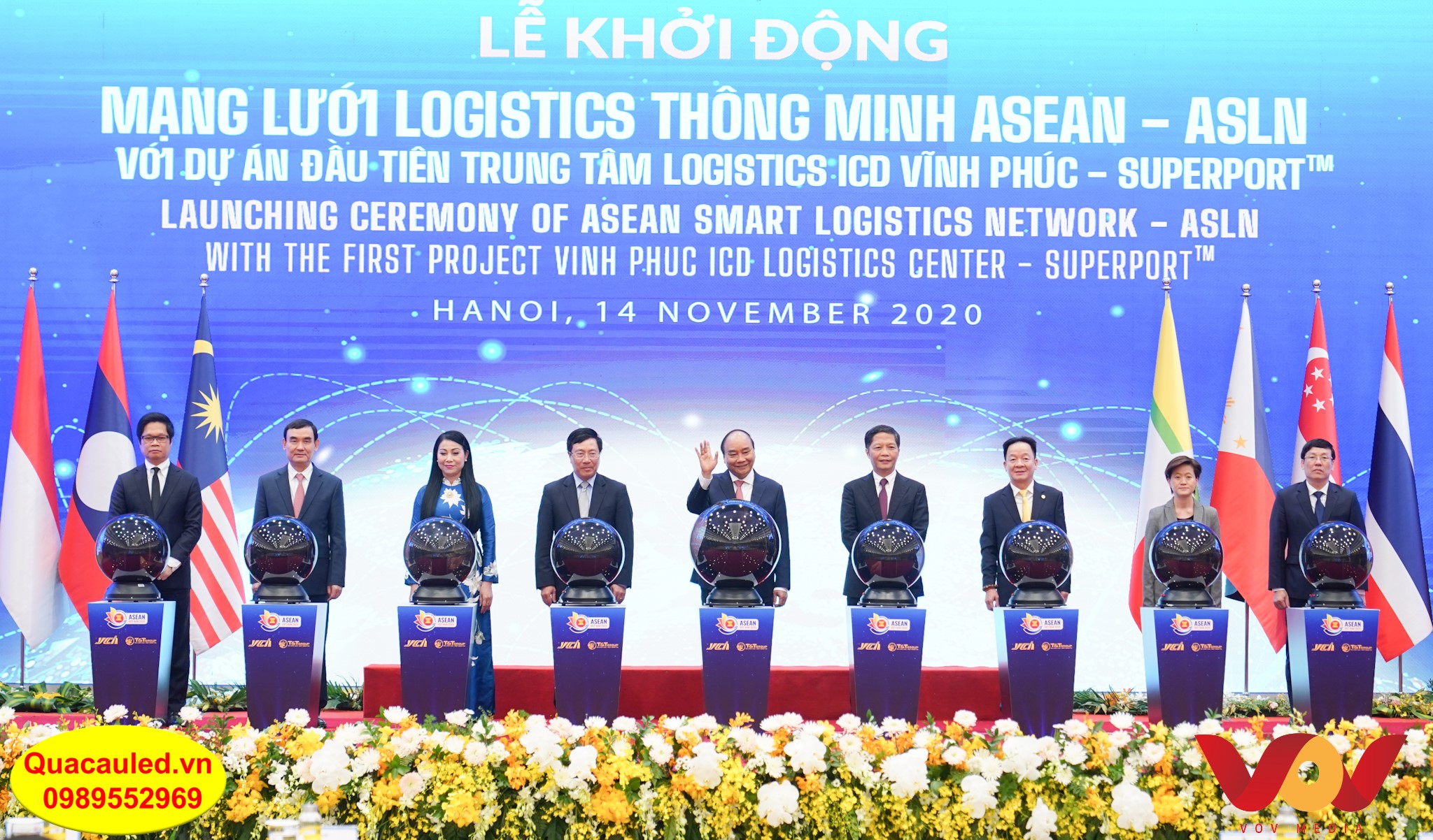 cho thue qua cau led khai truong