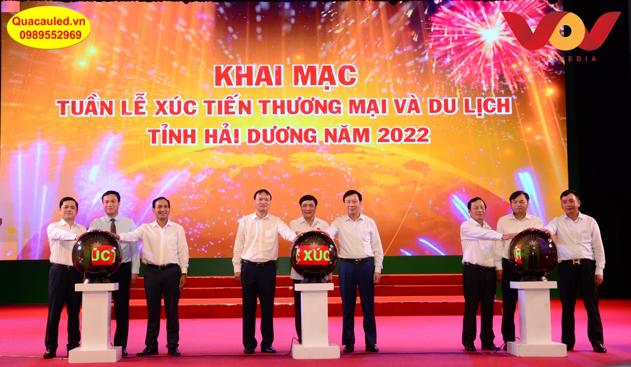 quả cầu led hải dương