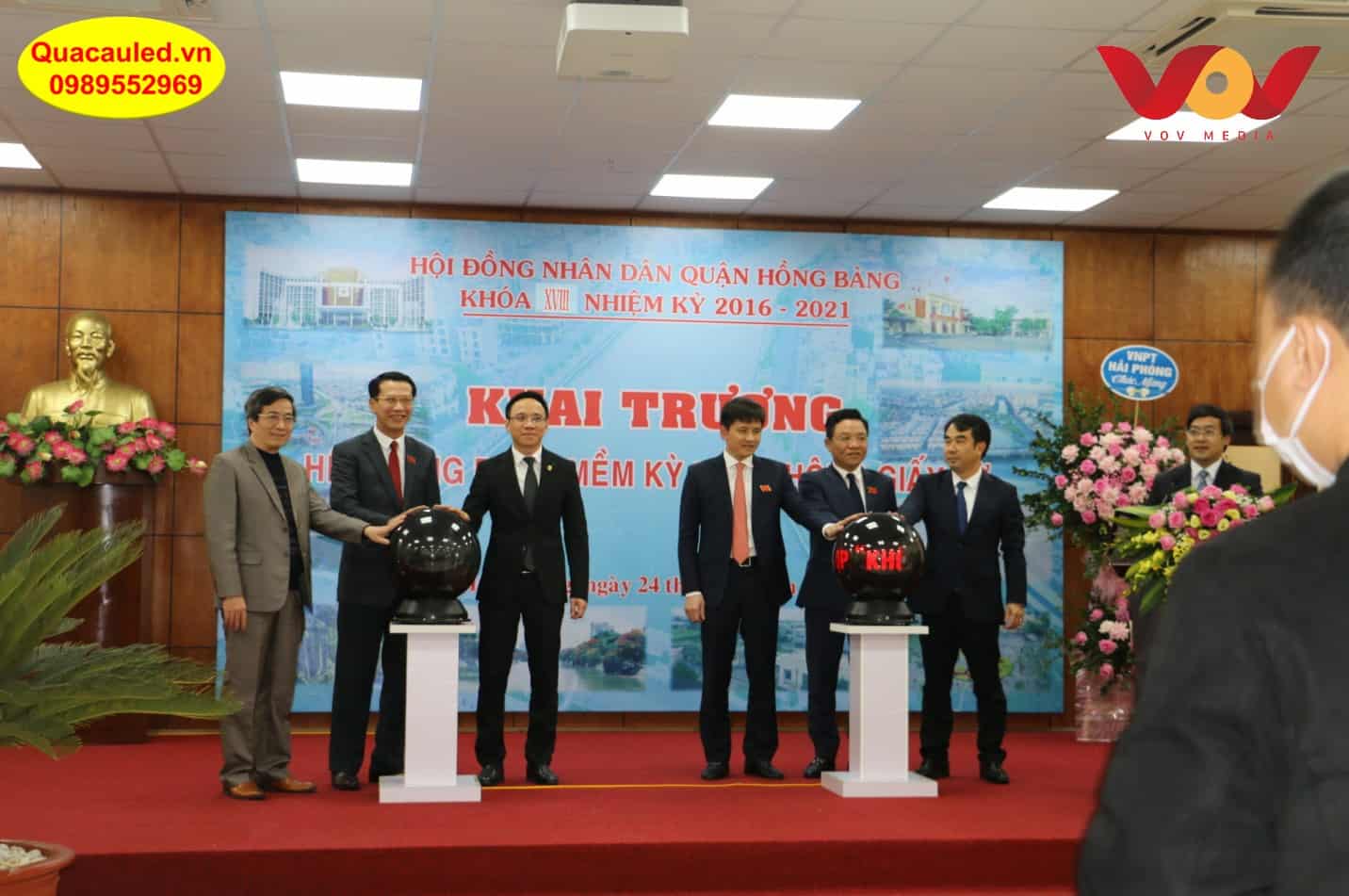 thuê quả cầu led hải phòng