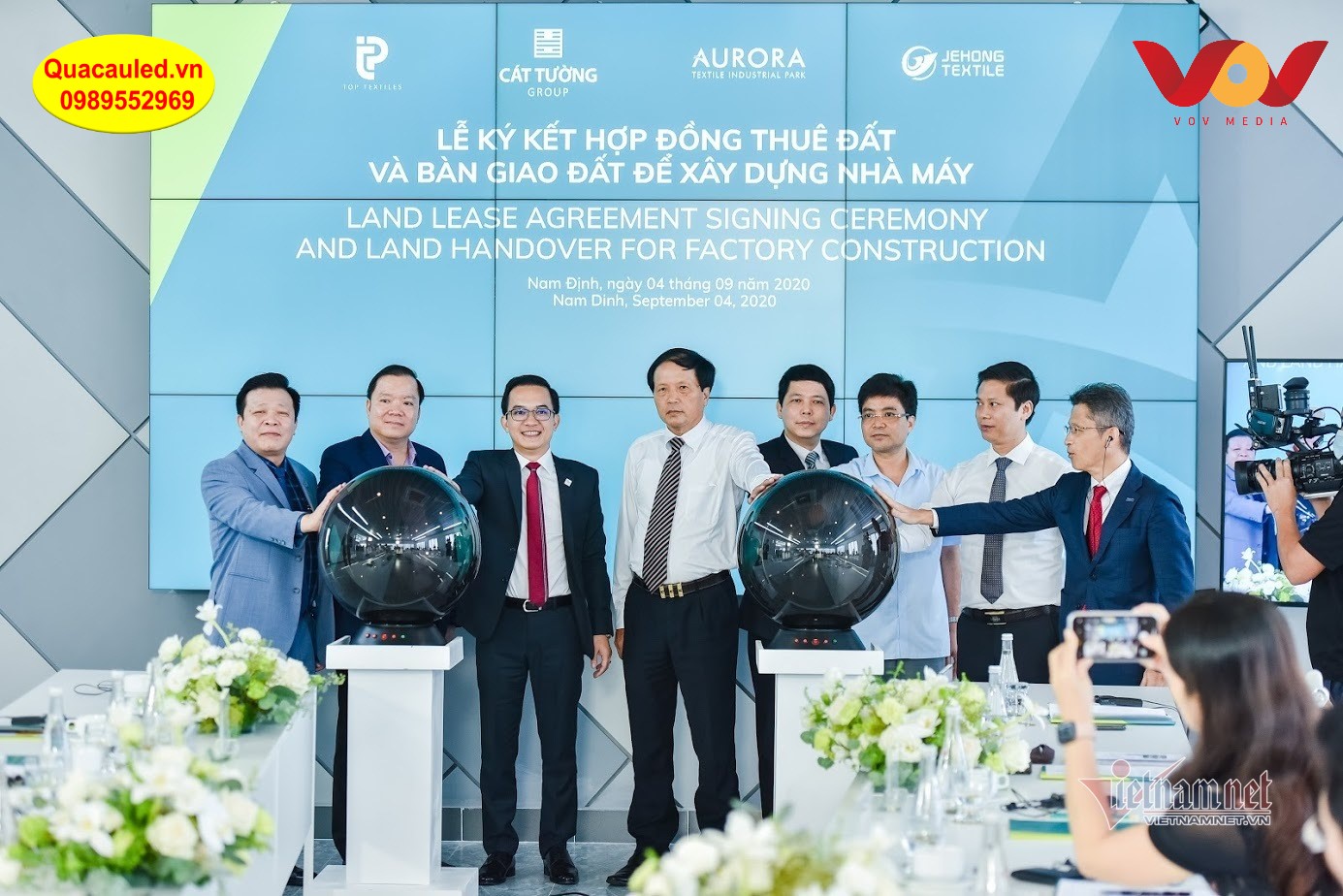 cho thuê quả cầu led nam định