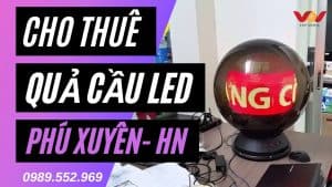 giá thuê quả cầu led hà nội