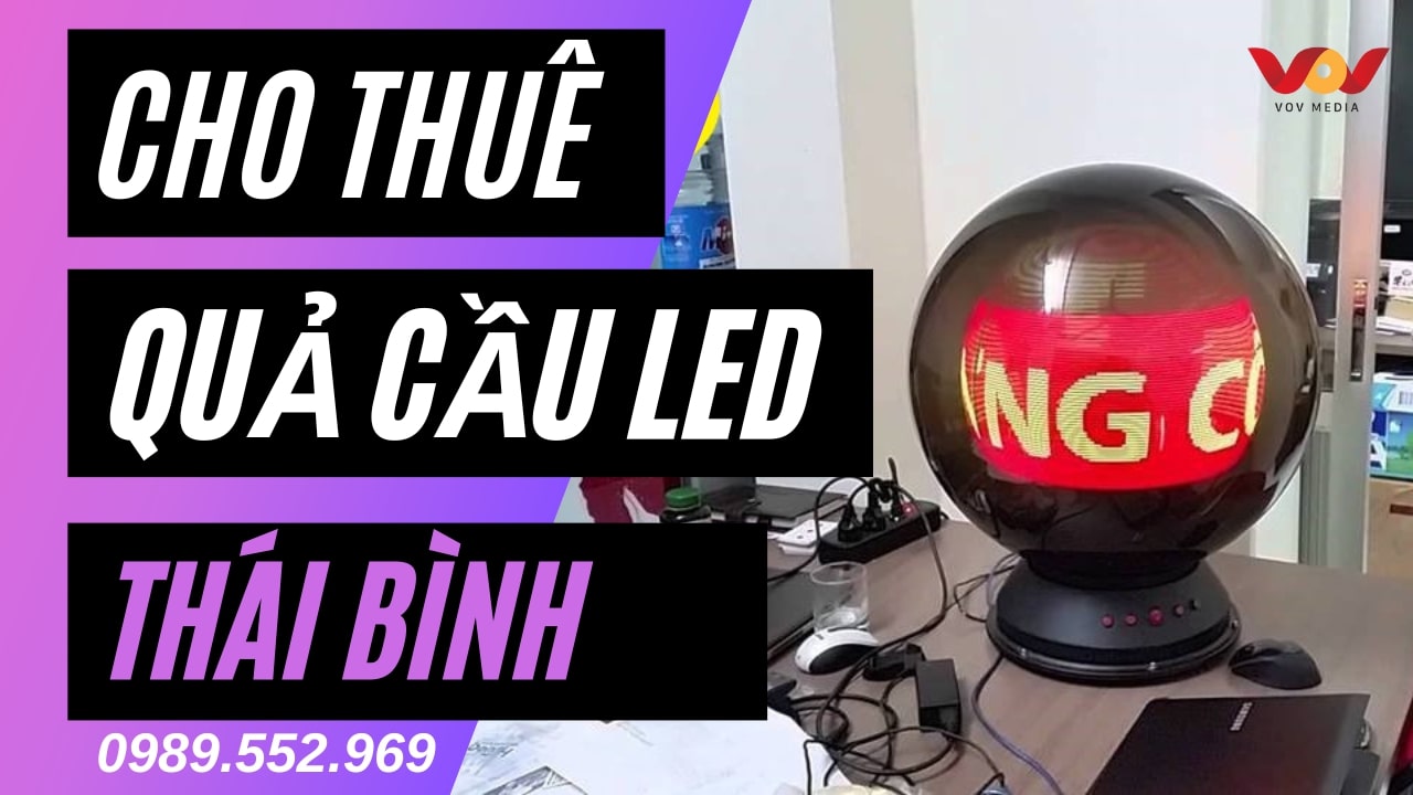 quả cầu led thái bình